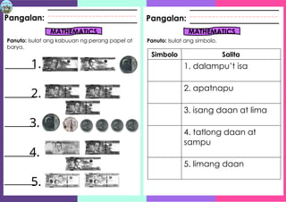 Barya Math Q1-WORKSHEETS-week1-8.powerpoint present | PPTX