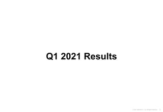 5
© 2021 NEXON Co., Ltd. All Rights Reserved.
Q1 2021 Results
 
