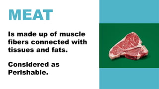 Perishable Tissue Q1_8_Day 1.pptx Classification of Meat and Poultry | PPTX