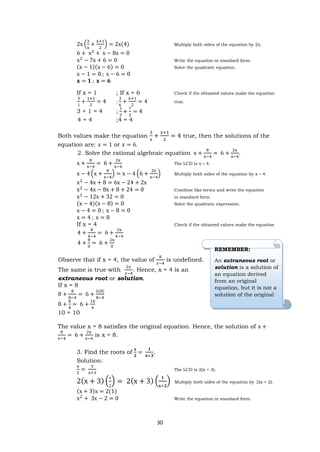 Q1 A-D-M Grade 9 - Mathematics week 1-4 | PDF