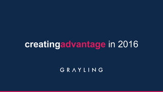 creatingadvantage in 2016
 