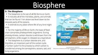 Biosphere
 