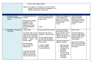 Q1 grade 7 arts dll week 2 | DOCX