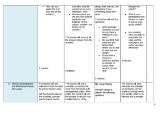 Q1 grade 7 arts dll week 2 | DOCX