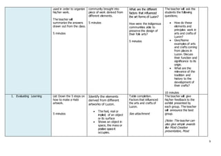 Q1 grade 7 arts dll week 2 | DOCX