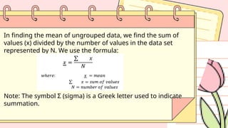 Q1_LC1_BUNAWAN. mathematics, mean median and mode | PPTX