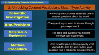 Designing a Scientific Investigation and Research | PPTX