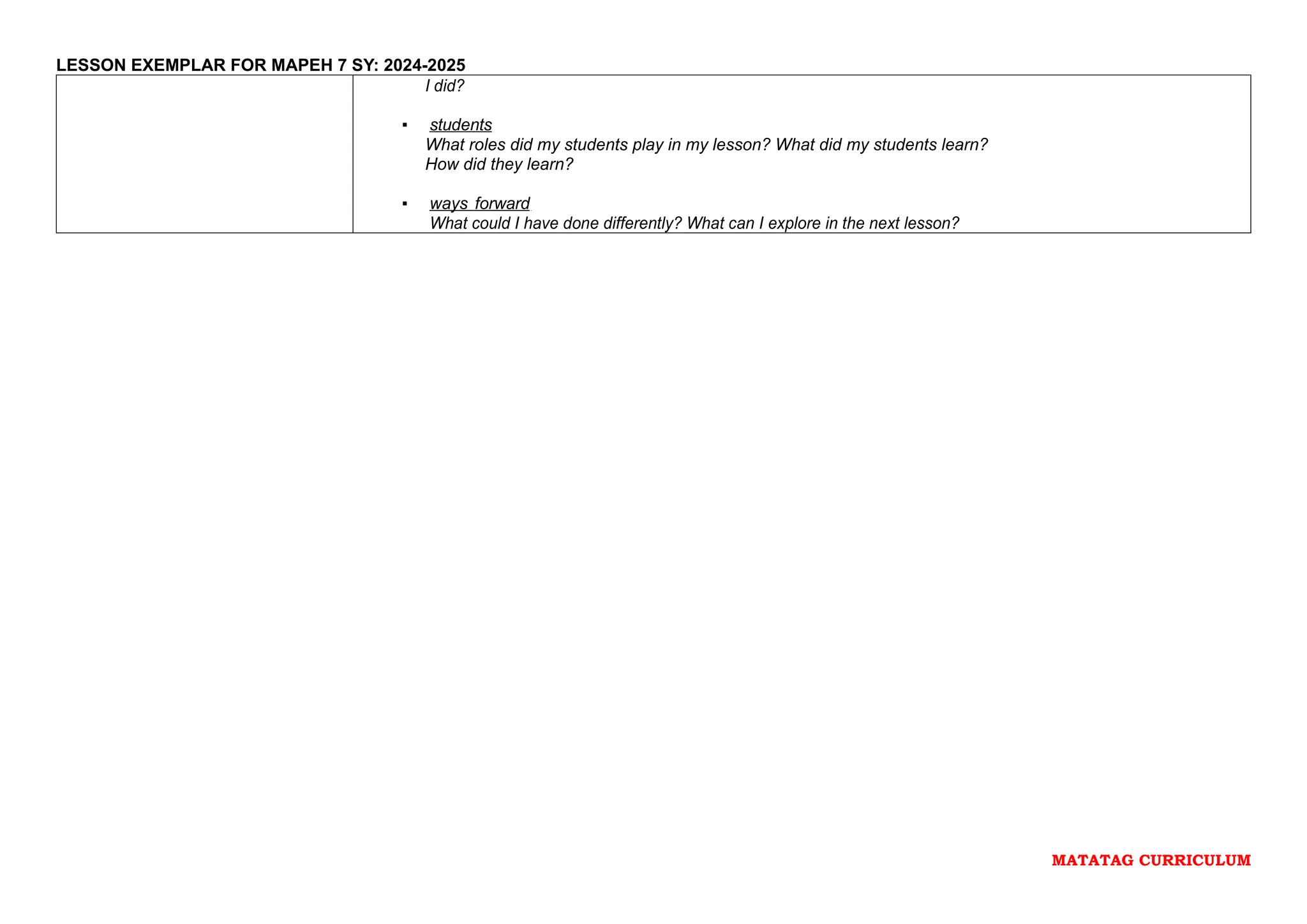 Matatag Lesson Exemplar for MAPEH Music and Arts 2.docx