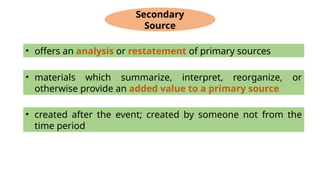 English 10 Information from Various Sources | PPTX