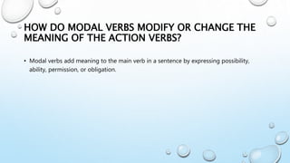 MODAL VERBS | PPTX