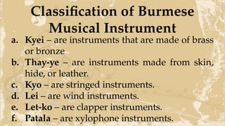 Burmese String Instruments Q1 Music 8 - Music of Southeast Asia.pptx | Music and Party Video Games ...