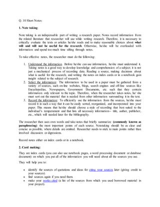 M.Ed Research- Questions & answers | DOCX