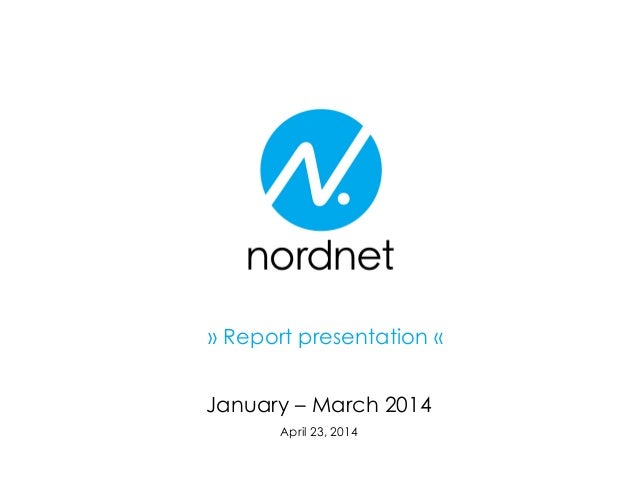 Nordnet Q1 2014 Report Presentation
