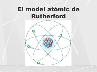 El model atòmic de
Rutherford
 