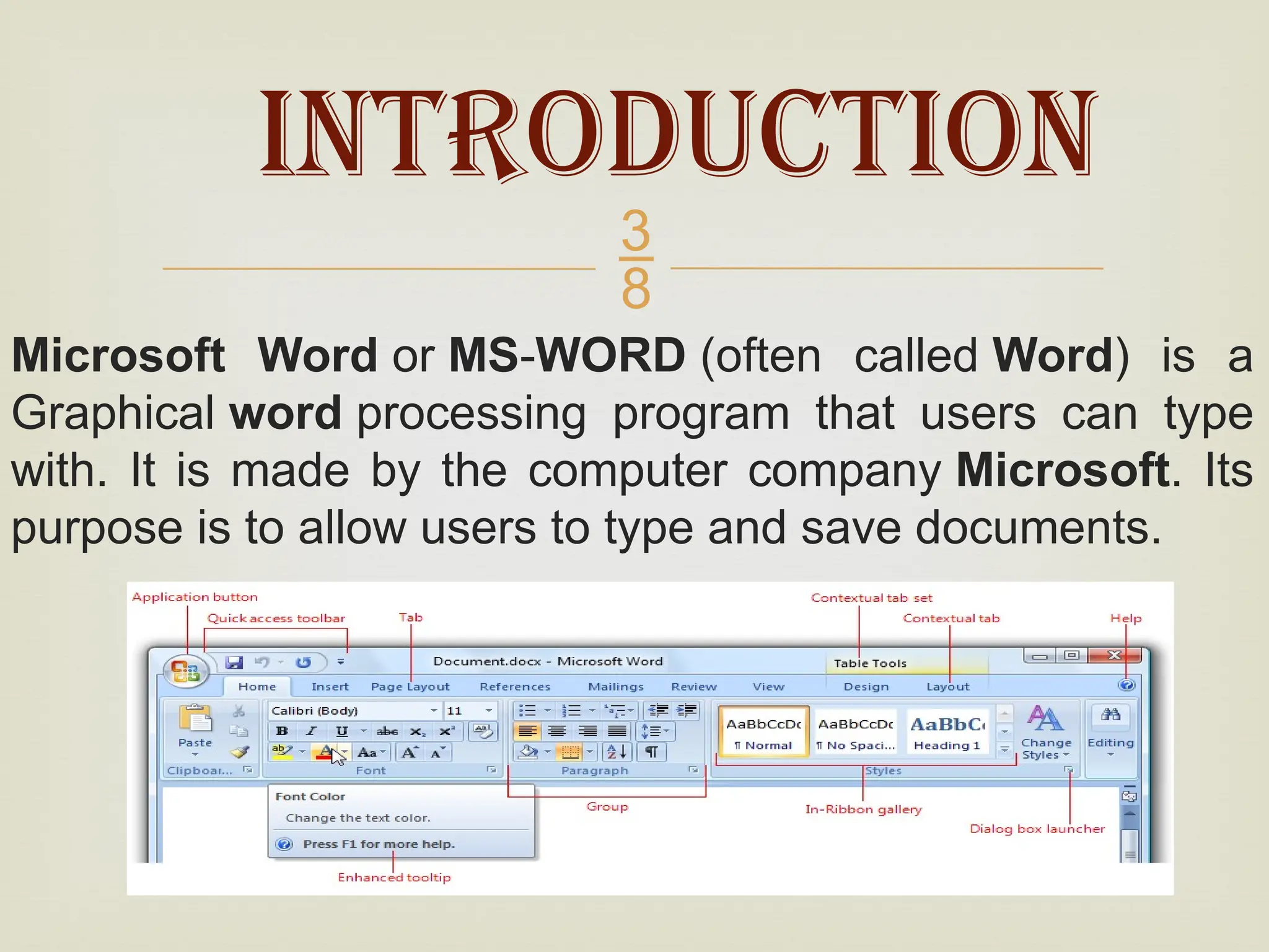 Q1 W1-1 - Introduction to Microsoft Word, Interface Overview.pptx