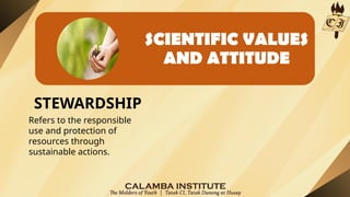 Scientific Values Examples Environmental Q1W1D3D4 The Nature of Science (Scientific Method and Values and ...