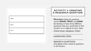 Q1_W1_Revisiting and Refining of the draft Research.pptx