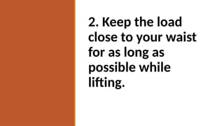 Safe Manual Material Handling: Proper Loading and Unloading Techniques ...