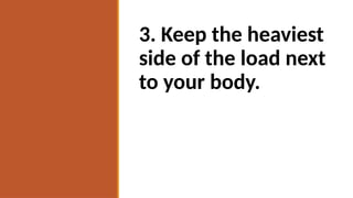 Proper Loading Load Safe Manual Material Handling: Proper Loading and Unloading Techniques ...