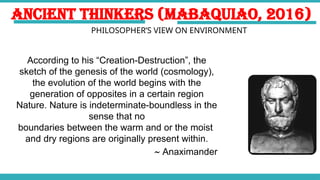 Q1 WK 6 PHILO - 1.1 - Environmental Philosophy | PPTX