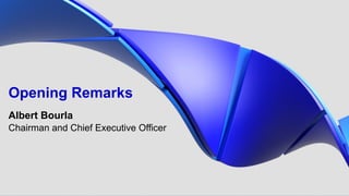 Opening Remarks
Albert Bourla
Chairman and Chief Executive Officer
 