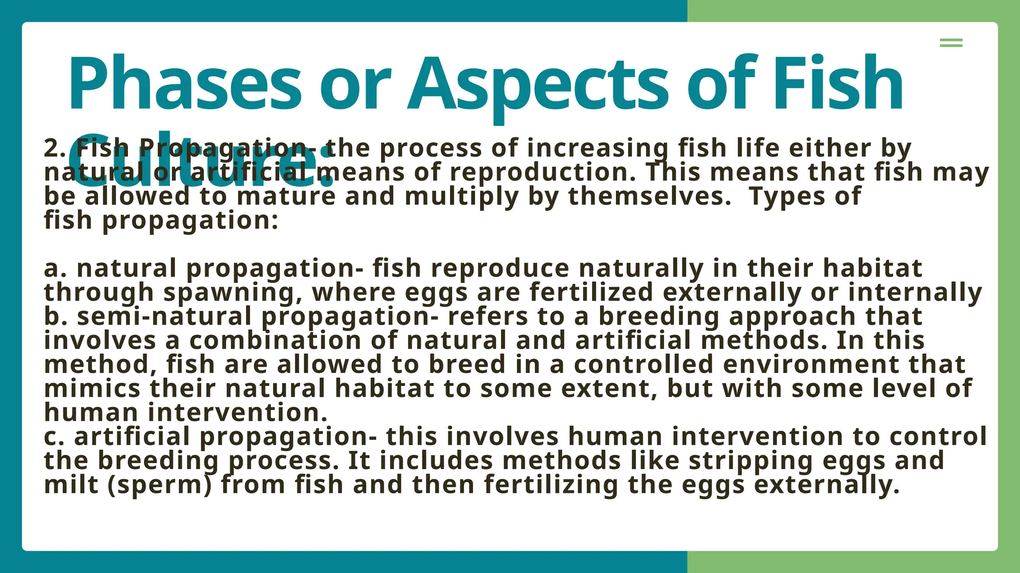 Agri-Fishery Arts - Aquaculture (Week 1-2) | PPTX