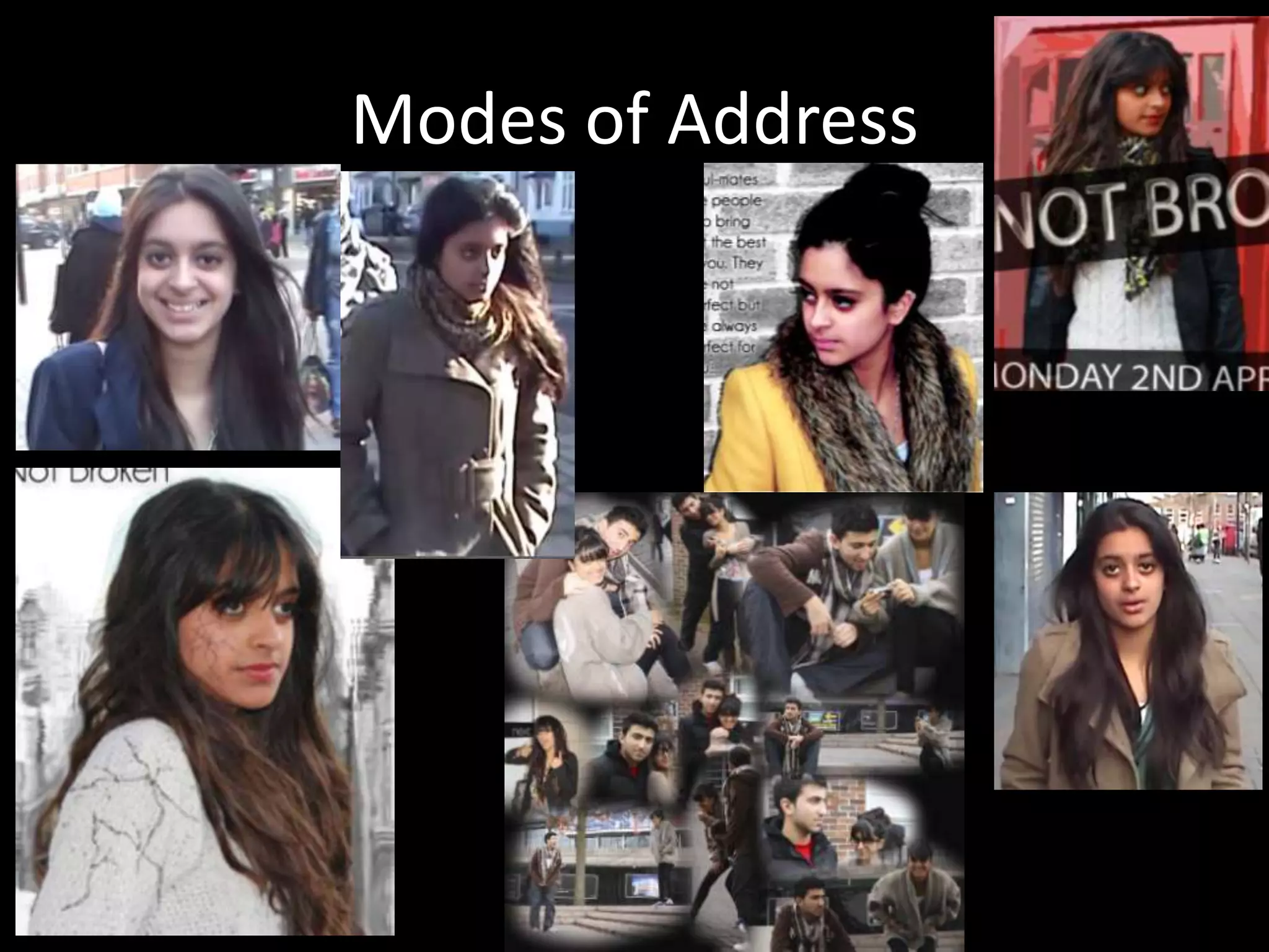 Modes of Address
 