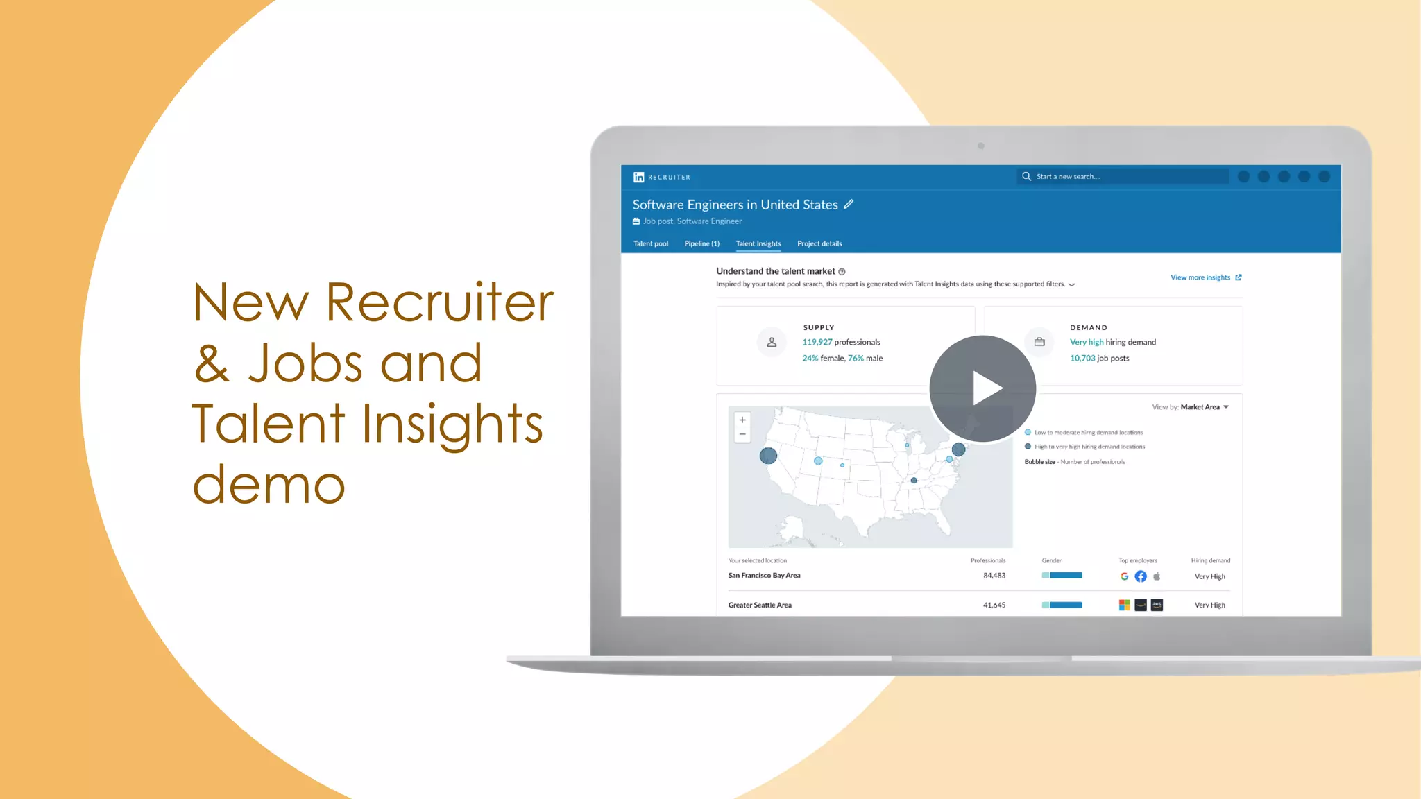New Recruiter
& Jobs and
Talent Insights
demo
 