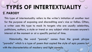 Understanding Intertextuality as a Dramatic Technique in Literature | PPTX