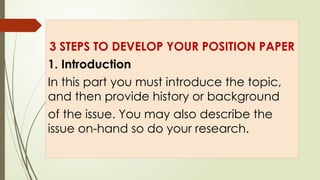Powerpoint Position Paper Q2-LESSON 2 -POSITION PAPER.powerpoint ppt | PPTX