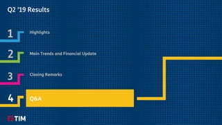 25
Q2 ’19 Results
1
2
3
4
Q2 ’19 Results
Q&A
Main Trends and Financial Update
Closing Remarks
Highlights
 