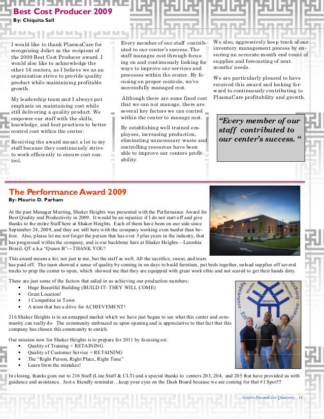 Company Quarterly Newsletter