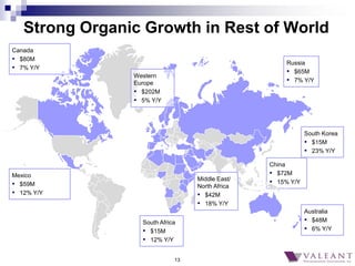 13
Strong Organic Growth in Rest of World
China
▪ $72M
▪ 15% Y/Y
Canada
▪ $80M
▪ 7% Y/Y
Middle East/
North Africa
▪ $42M
▪...