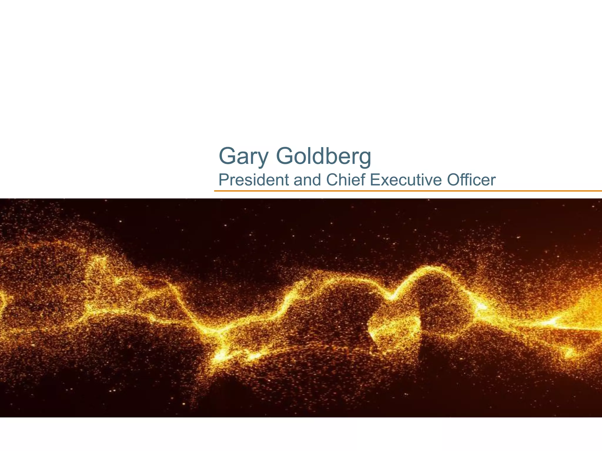 Gary Goldberg
President and Chief Executive Officer
 
