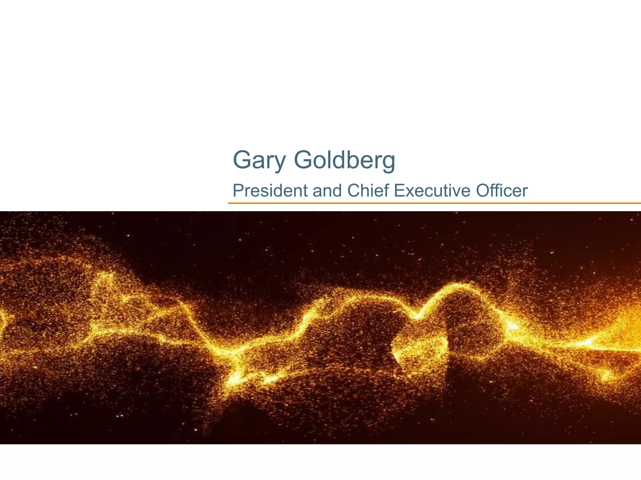 Gary Goldberg
President and Chief Executive Officer
 