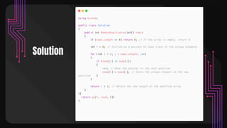 Solution
 