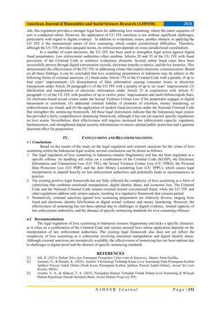 Legal Consequences for Perpetrators of Love Scamming | PDF