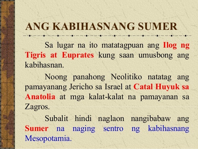 Paano Nagsimula Ang Kasaysayan Ng Kabihasnang Ito