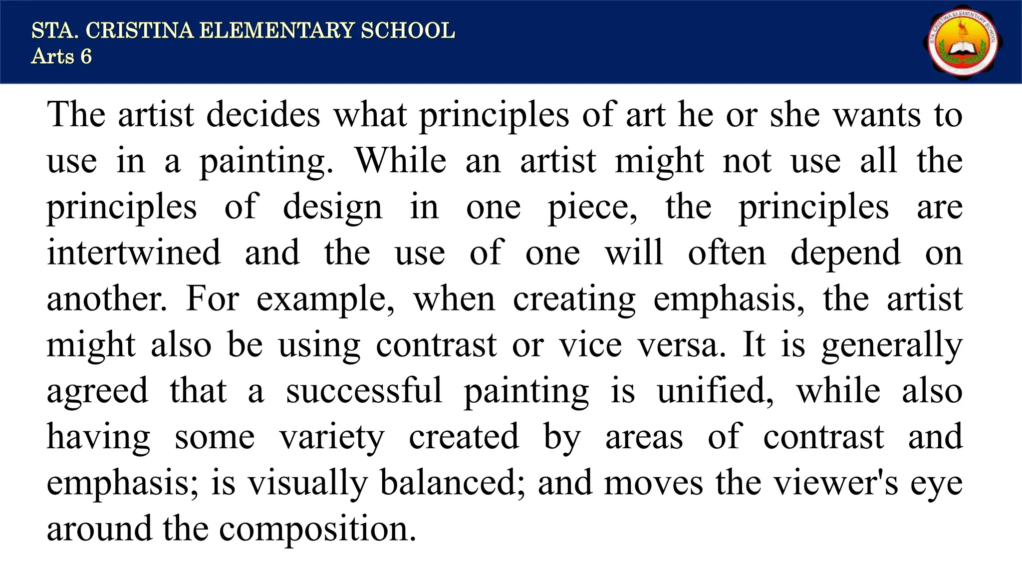 Quarter 2 Lesson in Elements and Principle of Art Grade 6, week 3.pptx