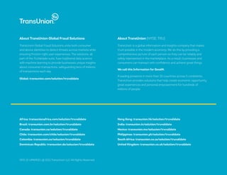 About TransUnion (NYSE: TRU)
TransUnion is a global information and insights company that makes
trust possible in the mode...