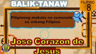 FILIPINO
8
BALIK-TANAW
 