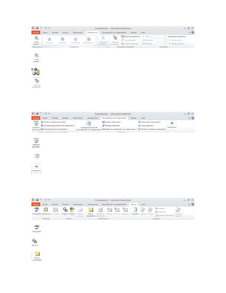 Partes de power point