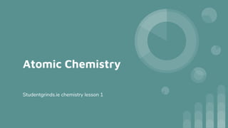 Atomic Chemistry
Studentgrinds.ie chemistry lesson 1
 