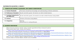 Math 5 Quarter 2 Lesson 1 and 2 Week 1&2 | PDF