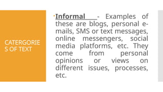 Text Information Module Q2 Lesson 3 - MIL-TEXT INFORMATION AND MEDIA.pptx