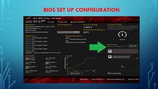 BIOS SET UP CONFIGURATION
 