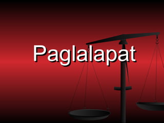 Paglalapat
 