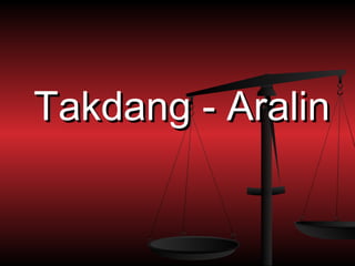 Takdang - Aralin
 