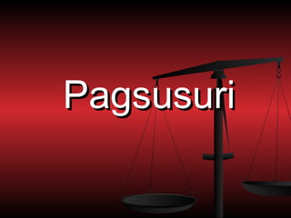 Pagsusuri
 