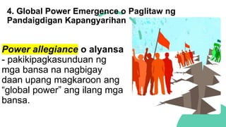 5. Technological o
Teknolohikal
Ang paglago ng
impormasyon at mga
kaalamang siyantipiko ay
nagdulot ng maraming
pagbabago ...